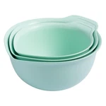 Kitchenaid Universal Nesting Plastic Mixing Bowls, Set Of 3, Spearmint. Fixed Price $38.19.