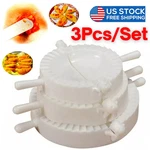 3PCS/SET Diy Dumpling Maker Mould Dough Press Meat Pie Pastry Empanada Mold Tool. Fixed Price $8.95.