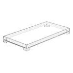 Delipply Vanity Bathroom Tray, Acrylic Rectangle Decorative Catchall Organize.... Fixed Price $27.62.