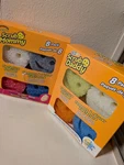 Two Scrubdaddy Mommy Dual-sided Scrubber Sponge Scratch Free, 8PK. Fixed Price $40.00.
