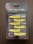 New Sealed Chef Craft Jumbo Corn Holders Pack Of 6 Pieces Stainless Steel. Fixed Price $9.99.