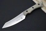 Messermeister - Overland Chef 4.5" Utility Knife Canvas Micarta Handle. Fixed Price $199.95.