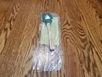 Pampered Chef Snowman Scraper Green Silicone Bamboo Handle New. Fixed Price $19.99.
