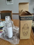 Pampered Chef Insulated Cocktail Bar Drink Shaker Mixer Polka Dots 2282. Fixed Price $35.00.