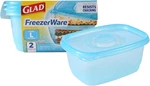 Gladware Freezerware Food Storage Containers With Lids, Large Rectangle Bpa. Fixed Price $24.01.