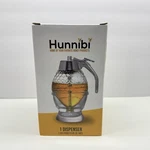 Hunnibi Honey/maple Syrup 8 Oz Dispenser - Acrylic Glass Jar No Drip. Fixed Price $14.99.