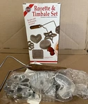 New Norpro Complete Rosette & Timbale W/recipes Scandinavian Cookies. Fixed Price $22.49.