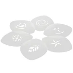 Aerolatte Cappuccino Art Stencil Set 6PCE. Fixed Price $6.83.