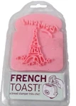 Fred French Toast! Bread Stamp Eiffel Tower Bonjour Pink Plastic Handle 2009. Fixed Price $5.00.
