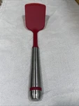 Oneida Silicone Spatula With Metal Plastic Handle Turner Red. Fixed Price $12.00.