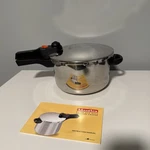 Ttk Stainless Steel 6 Qt. Manttra Pressure Cooker For Induction & Stovetop. Fixed Price $39.95.