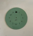 Vintage Fiesta Homer Laughlin Wall Clock Plate Sea Mist Green - Missing. Fixed Price $65.00.