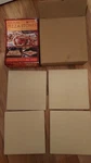 Pizzacraft Square Thermabond 7 Inch Mini Baking Set 4 Bread Stones Unused. Fixed Price $26.90.