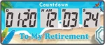 9999 Days Retirement Timer Up To Countdown And Alarm For All Of The Big Events. Fixed Price $15.99.