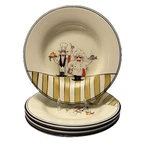 Hd Designs Le Plates Set Of 4 Vintage Two Chefs Dinnerware. Fixed Price $34.99.