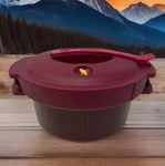 Tupperware Microwave Pressure Cooker 3L / 3QT Cranberry Red 7643A-1 Bpa Free Euc. Fixed Price $69.95.