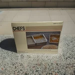 Chefs 3-PIECE Stainless Steel Rectangle Breading Tray Set Silver Mpn 30740. Fixed Price $39.75.