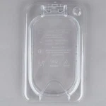 Carlisle Ez Access 1/9 Clear Polycarbonate Hinged Lid W/notch 10339Z07 (6). Fixed Price $22.00.