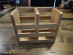 Threshold Utensil Holder Bamboo Flatware Cup Dish Drying Rack Silver Hardware. Fixed Price $9.89.