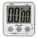 Escali Extra Large Display Digital Kitchen Timer With Clock Mode, White. Fixed Price $28.99.