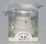 Kate Aspen Meant To Bee Ceramic 3" Honey Pot With Dipper. Fixed Price $10.00.