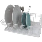 Home Basics 3 Pieces Contempo Dish Rack, White. Fixed Price $26.99.