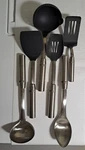 The Pampered Chef Kitchen Utensils With Stainless Steel Handles. Fixed Price $40.00.