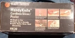 Vintage Black & Decker Handyknife Cordless Slicer/peeler HK30 New Old Stock. Fixed Price $31.90.