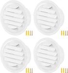 4 Pcs Round Soffit Vent Cover Inch Stainless Steel Louvered Grille Metal Air. Fixed Price $27.68.