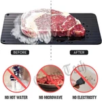 Fast Defrosting Tray Rapid Thawing Board Safe Meat Frozen Food Plate Us. Fixed Price $10.21.