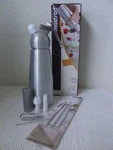 Nib Mastrad Gourmet Cream Whipper 1 Pint Silver Aluminum Whipped Sauces. Fixed Price $29.99.