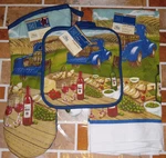 Kitchen Decor By Home Collections Towel And Pot Holders. Fixed Price $9.99.