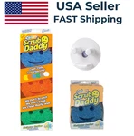 Multi Pack Colors Scrub Daddy Set - 4 & 1 Holder. Fixed Price $15.99.