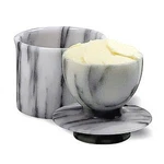 Norpro White Porcelain Butter Keeper. Fixed Price $44.75.