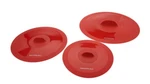 Rachael Ray Top This! 3-PIECE Red Silicone Suction Lid Food Cover Set New In Box. Fixed Price $26.90.