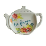 Pioneer Woman Tea For You Wildflower Whimsy Stoneware Bag Holder. Fixed Price $24.00.