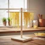 Portable Wooden Pasta Drying Rack, Ideal For Home Chefs And Enthusiasts. Fixed Price $31.91.