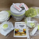 Kitchen King - Manual Food Processor Chop Slice Julienne Mix Blend Green New. Fixed Price $31.00.