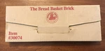 Longaberger Pottery Bread Basket Brick / Roll Warmer Item #30074 Nib. Fixed Price $26.78.