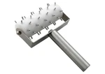 Winco Medium White Stainless Steel Dough Roller W/ Handle. Fixed Price $49.04.
