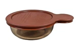 Corning Ware Vision Heat-n-eat Bowl 150-B 0.4L Lid V-150-PC Amber Leftover Dish. Fixed Price $9.95.