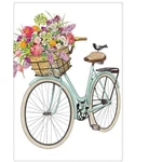 Mary Lake-thompson Spring Bike Flour Sack Kitchen Towel. Fixed Price $17.99.