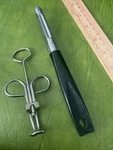 Vtg Ekco Usa Potato Peeler Corer Vegetable Black Handle & Cherry Olive Pitter. Fixed Price $14.00.