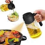 Dual Spray/pour Oil Bottle: Precise Kitchen Cooking Dispenser. Fixed Price $8.98.