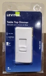 Leviton TBL03-10W 300W Tabletop Slide Lamp Dimmer Switch White. Fixed Price $14.95.