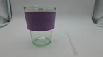 Daiso Japan Glass Cup W/ Lid Straw Sleeve Reusable Tumbler Drinkware. Fixed Price $9.95.