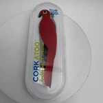 Cuckatoo Red Parrot Bird Corkscrew Bottle Opener Barware Multi Tool Nib. Fixed Price $18.95.