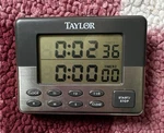 Taylor Pro Stainless Steel Dual Event Digital Timer Kitchen Cooking. Fixed Price $15.00.