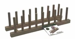 Bamboo Plate & Lid Rack Organizer Store And Display Dishes Lipper New With Tags. Fixed Price $17.95.