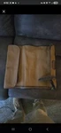 Boldric Canvas Roll Knife Bag 9 Pocket With Leather Straps, Brown. Fixed Price $75.00.